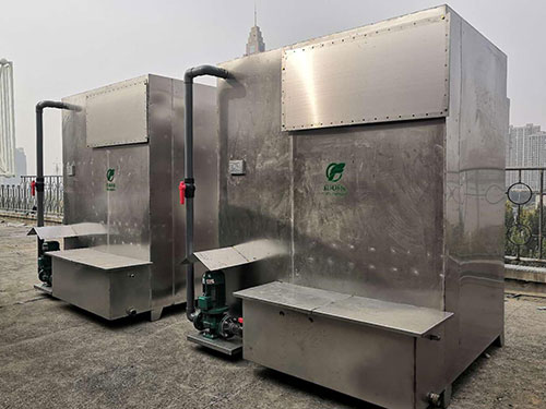 石家莊以嶺藥業(yè)啟風(fēng)水旋塔項目