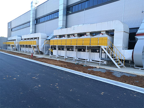 湖南益陽催化燃燒廢氣凈化項目